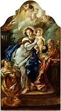 Franc Jelovšek, La Sainte Famille (1734).