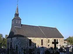 Vue méridionale de l'église Saint-Martin.