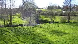 Le confluent de la Diane et du Noireau.