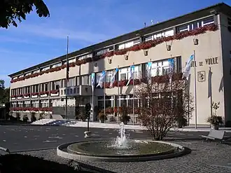 L'actuel hôtel de ville.