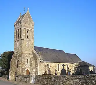 L'église Saint-Pierre de Feuguerolles.