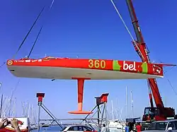 Mise à l'eau du Groupe Bel.