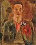 Portrait de Cédric Morris, Towner Art Gallery, 1930.