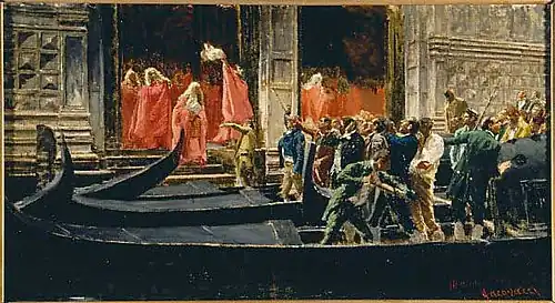 Ultimo giorno della Repubblica Veneta, 1888.