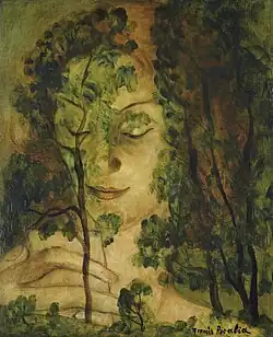 Femme aux arbres, 1930