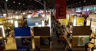 La Foire du livre de Francfort en 2016.
