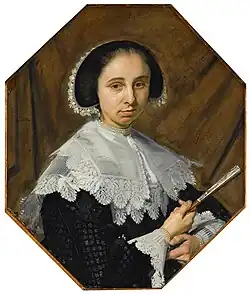 Frans Hals, Portrait d'une dame, vers 1637.