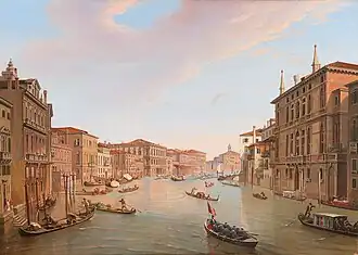 Le Grand Canal à Venise (1859).