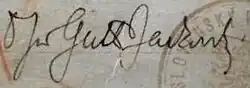 signature de Jiří Stanislav Guth-Jarkovský