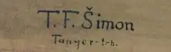 signature de Tavík František Šimon