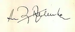 signature de František Zelenka