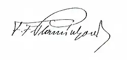 signature de Františka Plamínková