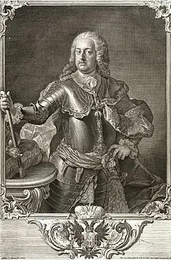 Kaiser Franz I. (1708–1765), d'après Martin van Meytens (avant 1760, Royal Collection).
