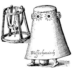 Wasserharnisch, dispositif de plongée conçu par Franz Kessler en 1616.