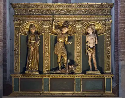 Retable du XVe&nbsp;siècle.
