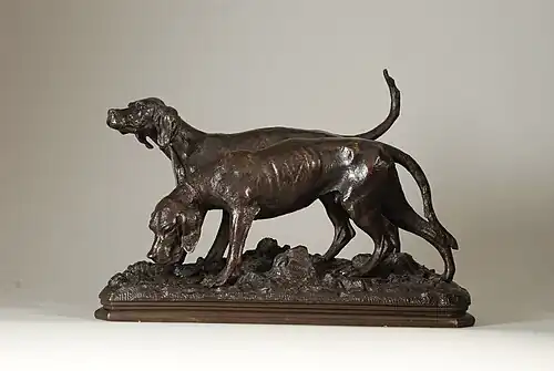 Chien de chasse, localisation inconnue.