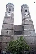 Façade de cathédrale de Munich