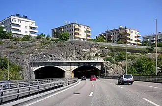 Fredhällstunneln.