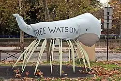 Ballon en forme de baleine.