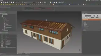 Vue extérieure d'une maison par rockn.