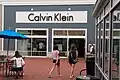 Magasin d'usine Calvin Klein à Freeport, dans le Maine.