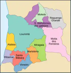 Mapa do Concelho da Lourinhã