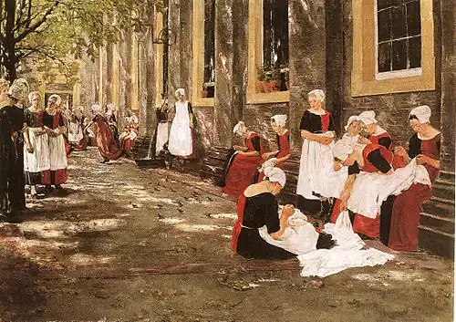 Dans l'orphelinat, Amsterdam, 1881/1882Musée Städel, Francfort-sur-le-Main
