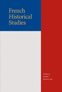 Image illustrative de l’article French Historical Studies