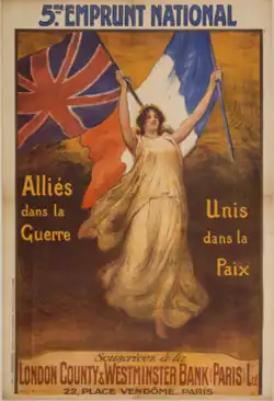 5e&nbsp;Emprunt national (1919), affiche.