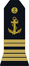 capitaine de vaisseau .Appellation : « Commandant »