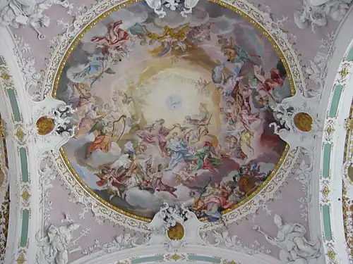 Fresque de l'Assomption par Zimmermann.