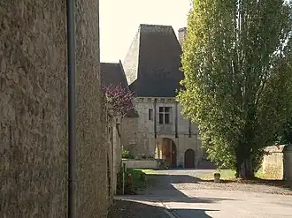 L'entrée du château.