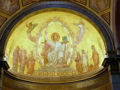 Fresque de l’abside de l'Église Saint-Denis-de-la-Croix-Rousse de Lyon