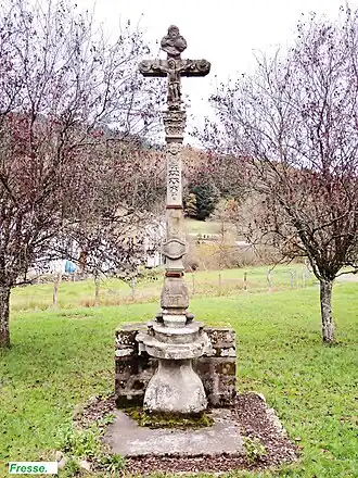 Croix de mission à Fresse (Haute-Saône, France).