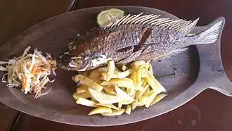 Tilapia et frites