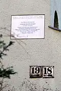 Plaque mémorialed'Adam Kuckhoff