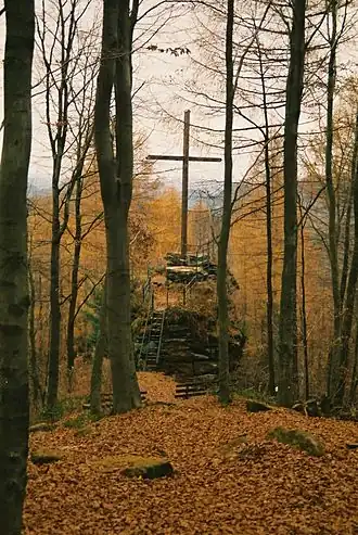 La Friedenskreuz (la «&nbsp;croix de la Paix ») sur le Maimont.