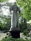 Christ de Michel Lock&nbsp;(de) (1848-1898) sur sa tombe