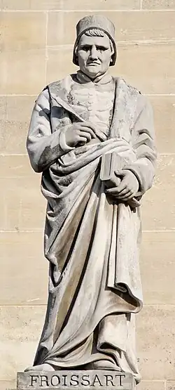 Jehan Froissart (1857), Paris, palais du Louvre, aile Turgot.