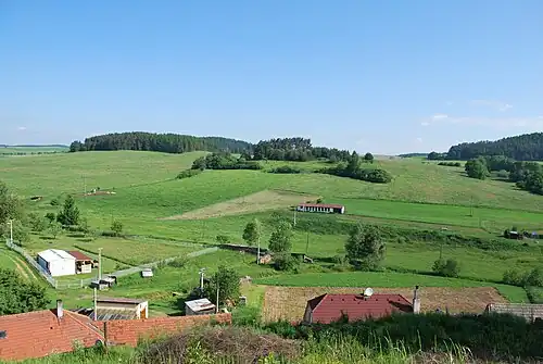 Frymburk : la campagne.