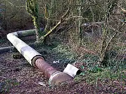 Voie d'alimentation de la centrale de Fawley.