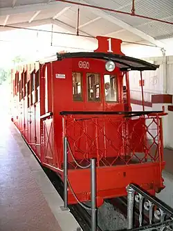 image du funiculaire au départ