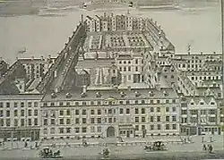 Furnival's Inn, Londres, au XVIIIe&nbsp;siècle.