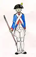 Fusilier de la garde nationale, 1790-1791.