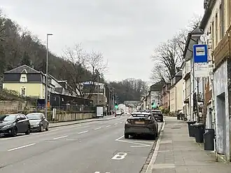 Le site de la future passerelle à Neudorf