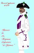 Uniforme du régiment de 1779 à 1791