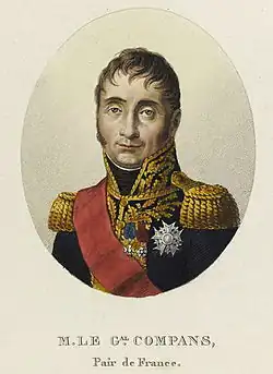 Portrait du général Compans.