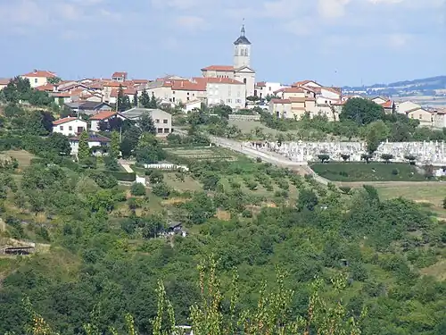 Genilac: le bourg