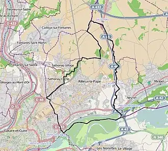(Voir situation sur carte : Rillieux-la-Pape)