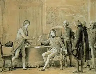 François Gérard (1770–1837), Signature du Concordat entre la France et le Saint-Siège, le 15 juillet 1801, Musée de l'Histoire de France (Versailles).